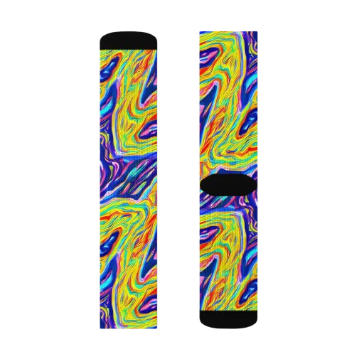 Kaleidoscope Current on a Socks