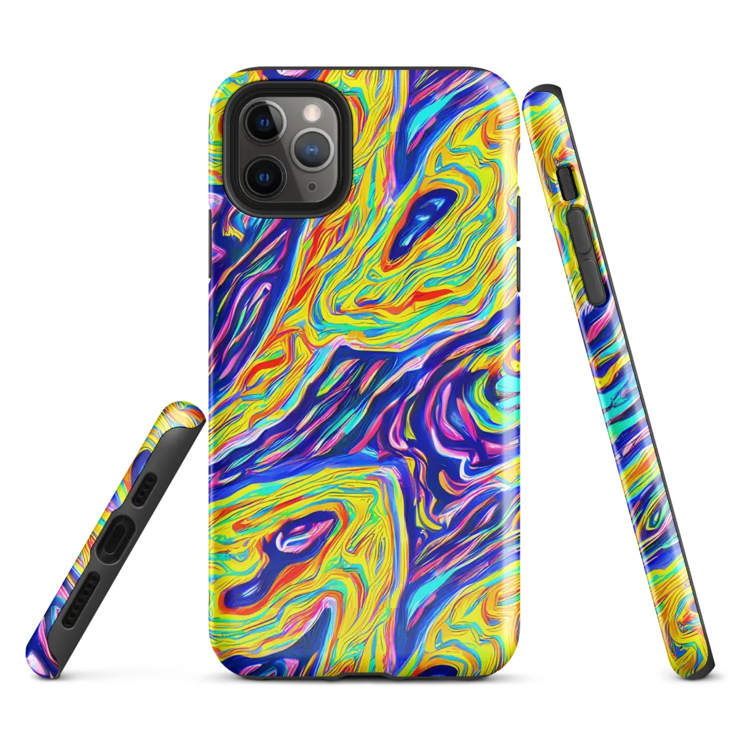 Kaleidoscope Current on Tough Case for iPhone® — Front