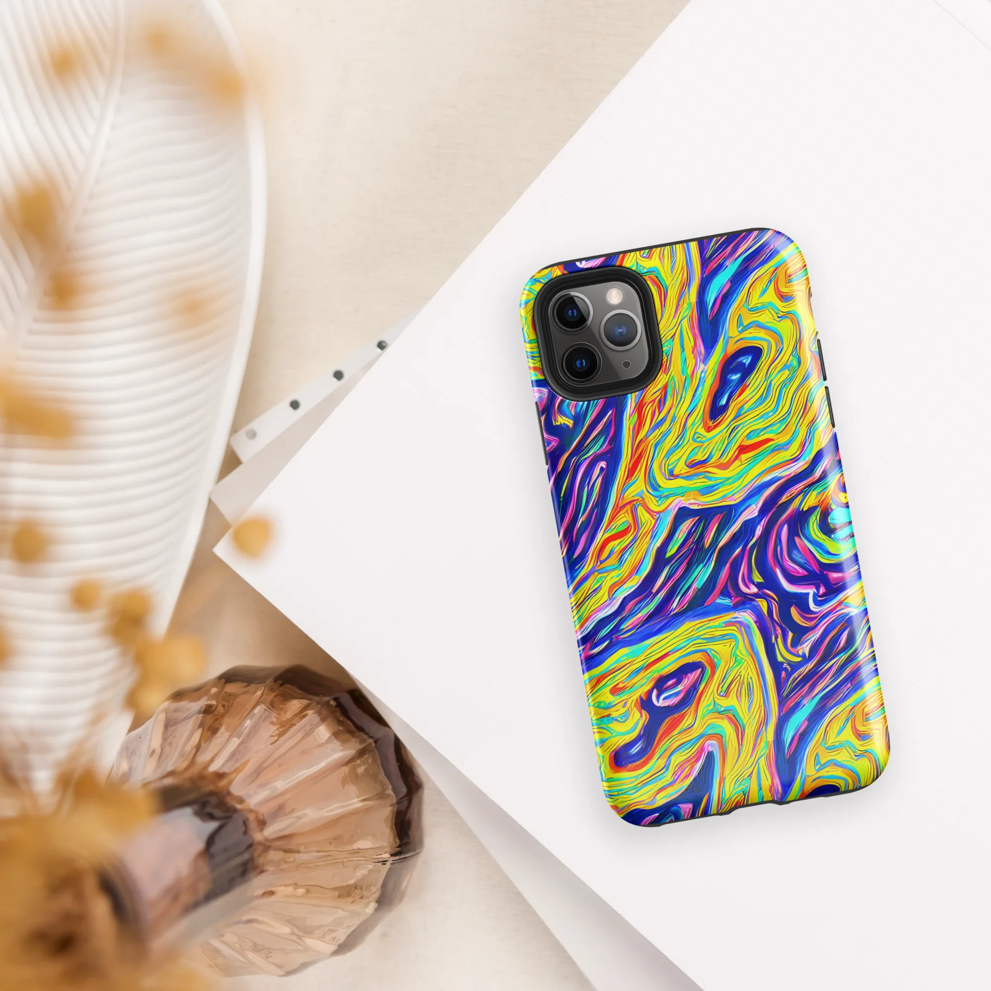 Kaleidoscope Current on Tough Case for iPhone® — Front