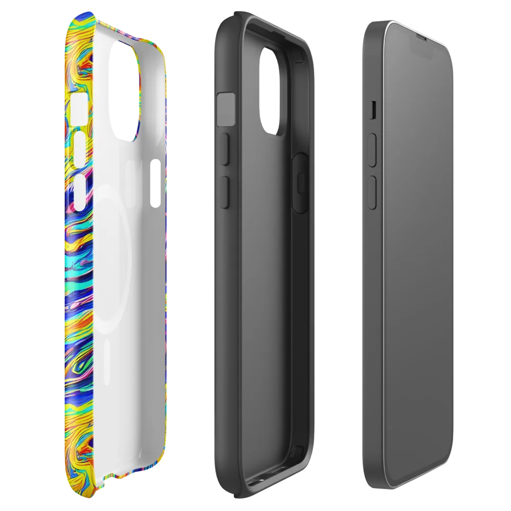 Kaleidoscope Current on MagSafe Tough Case for iPhone® — Front