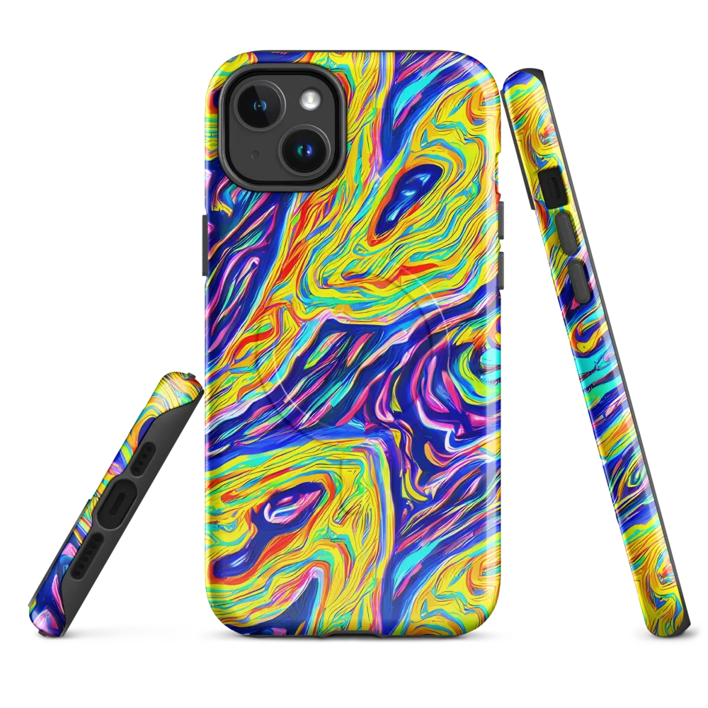 Kaleidoscope Current on MagSafe Tough Case for iPhone® — Front