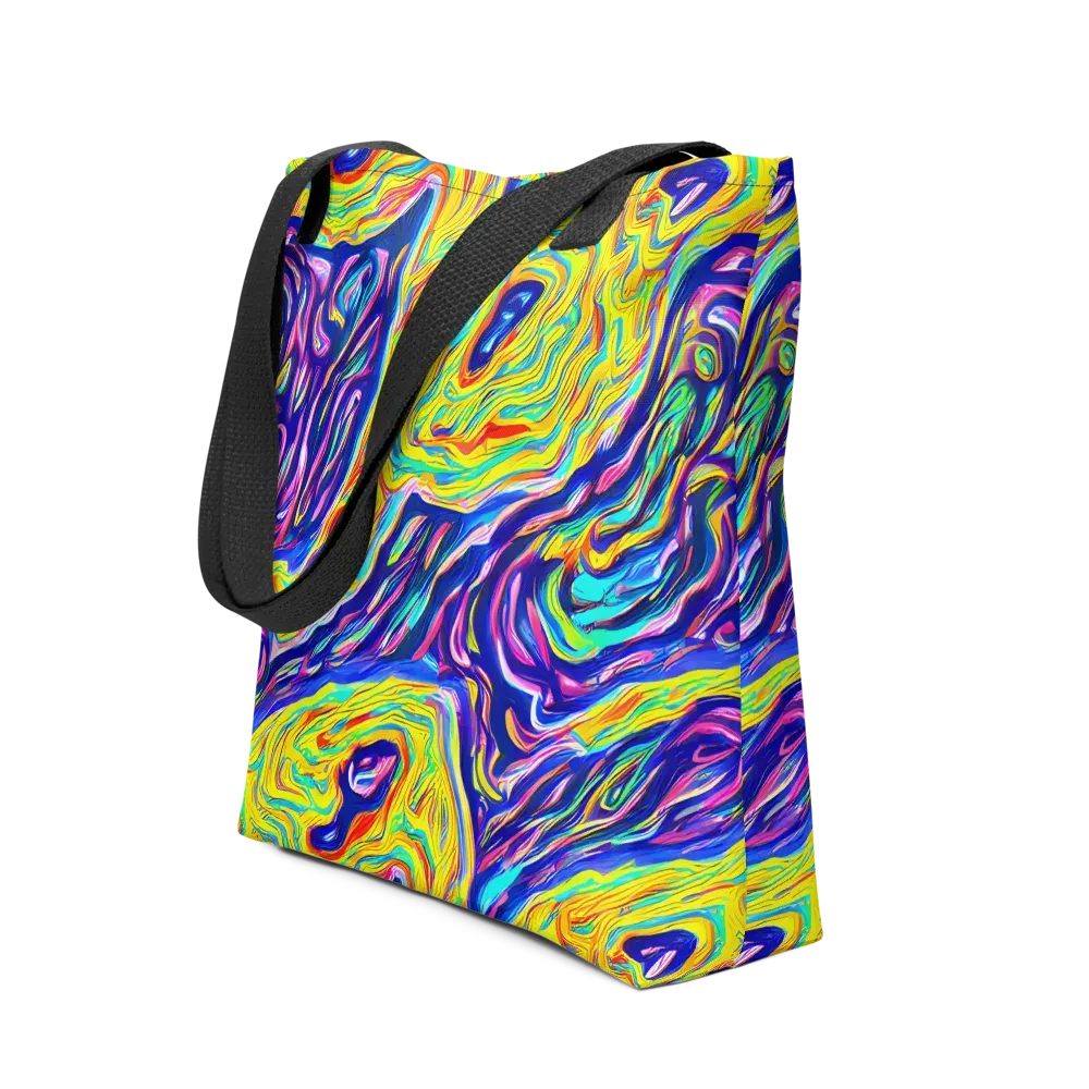 Kaleidoscope Current on Tote Bag — Front