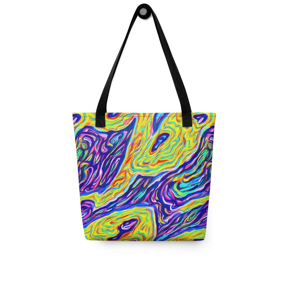 Kaleidoscope Current on Tote Bag — Front