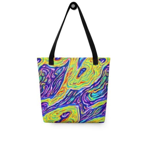 Kaleidoscope Current on a Tote Bag