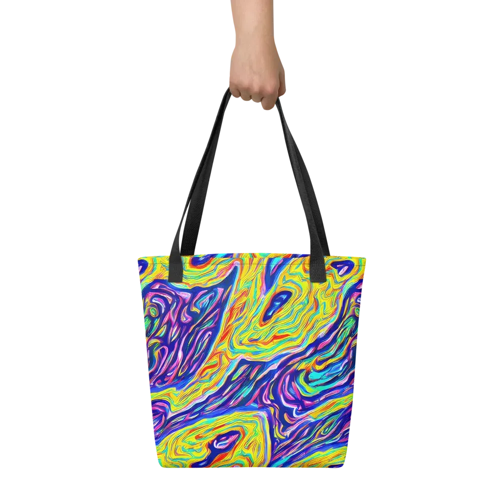 Kaleidoscope Current on Tote Bag — Front