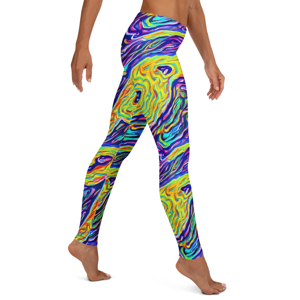 Kaleidoscope Current on Leggings — Right