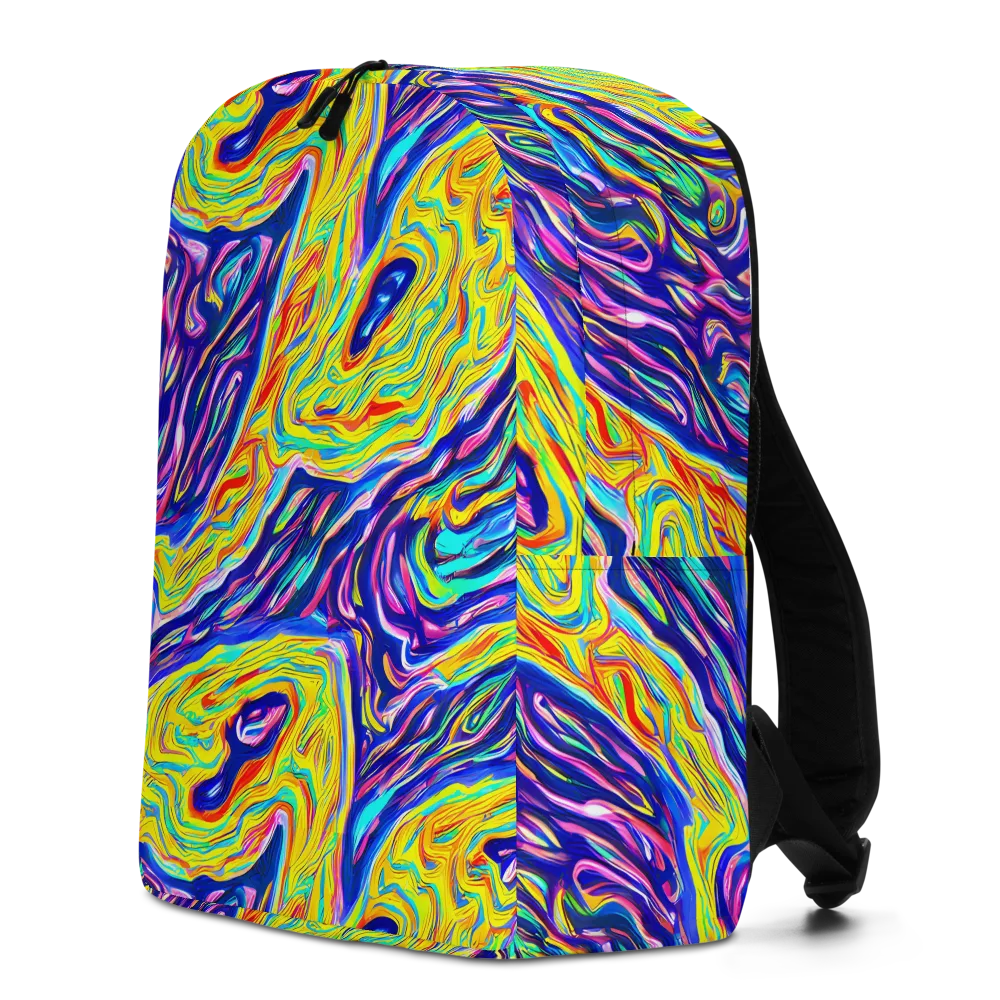 Kaleidoscope Current on Minimalist Backpack — Left
