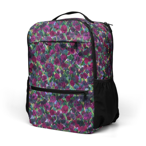 Midnight Floralia on a Utility Backpack