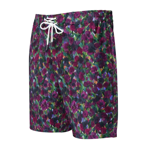 Midnight Floralia on a Men's Board Shorts