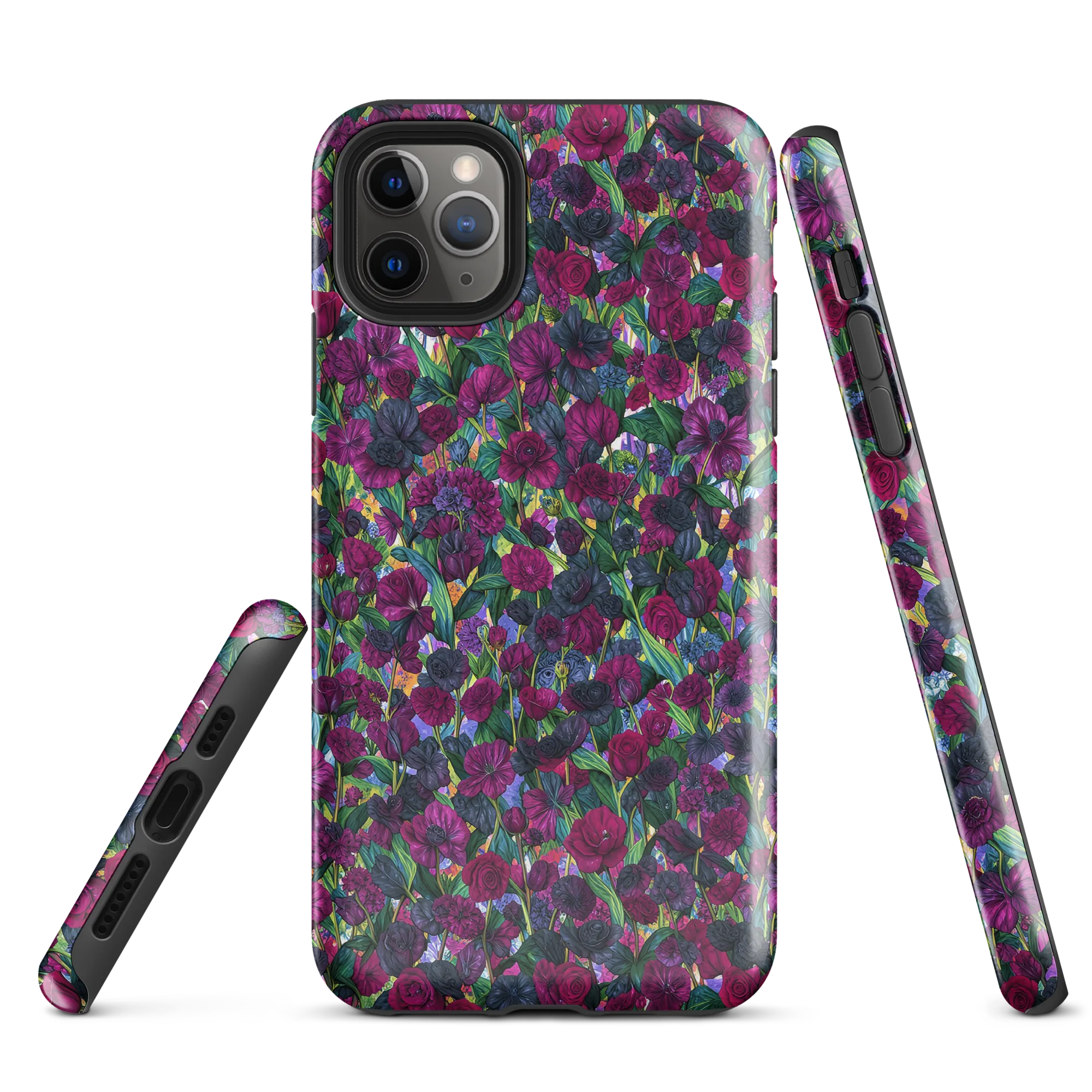 Midnight Floralia on Tough Case for iPhone® — Front