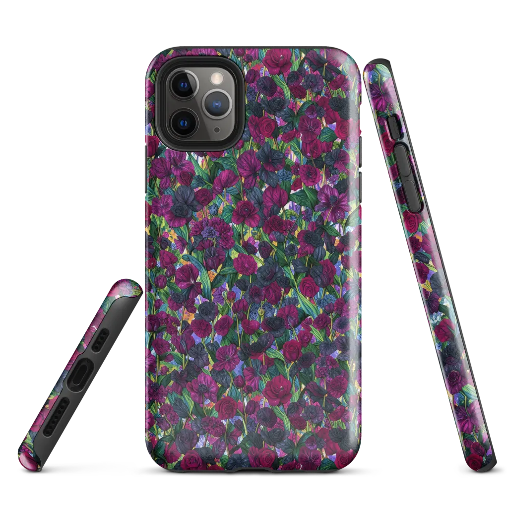 Midnight Floralia on Tough Case for iPhone® — Front