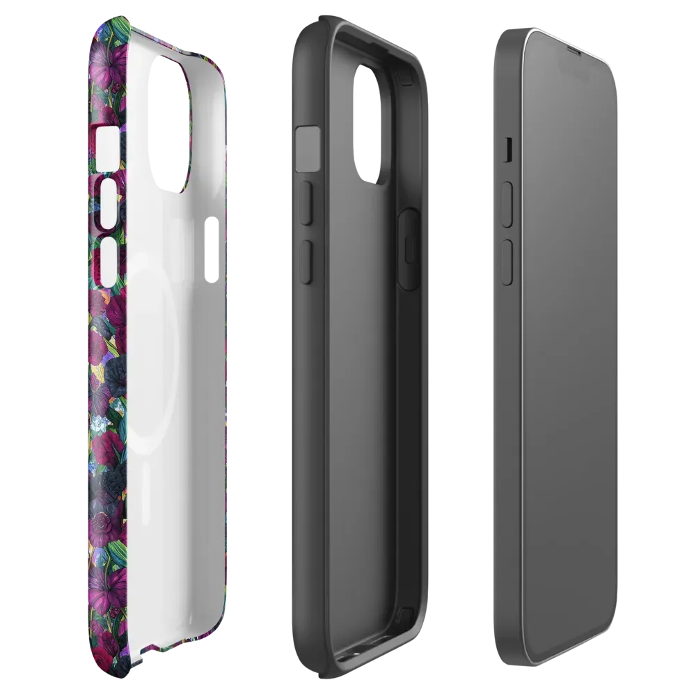 Midnight Floralia on MagSafe Tough Case for iPhone® — Front