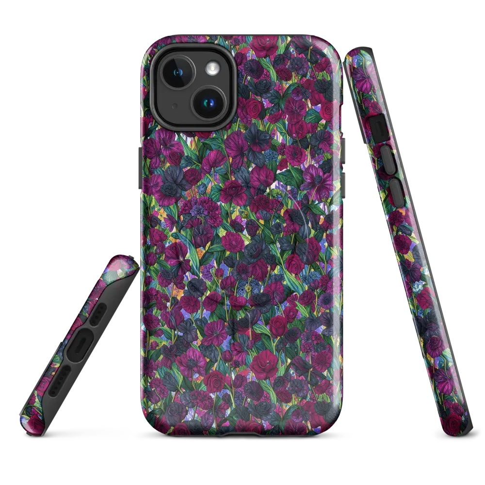 Midnight Floralia on MagSafe Tough Case for iPhone® — Front