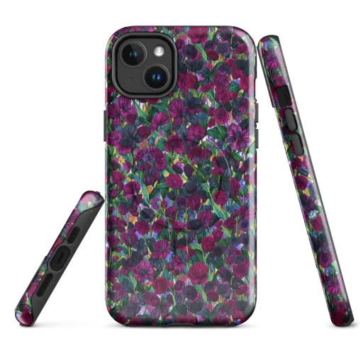 Midnight Floralia on a MagSafe Tough Case for iPhone®