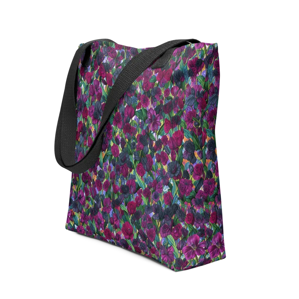 Midnight Floralia on Tote Bag — Front