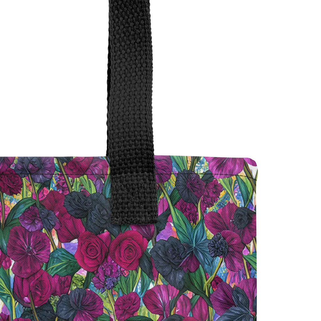 Midnight Floralia on Tote Bag — Product details