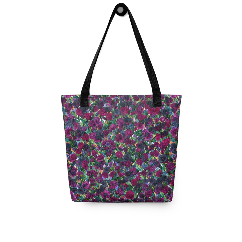 Midnight Floralia on Tote Bag — Front