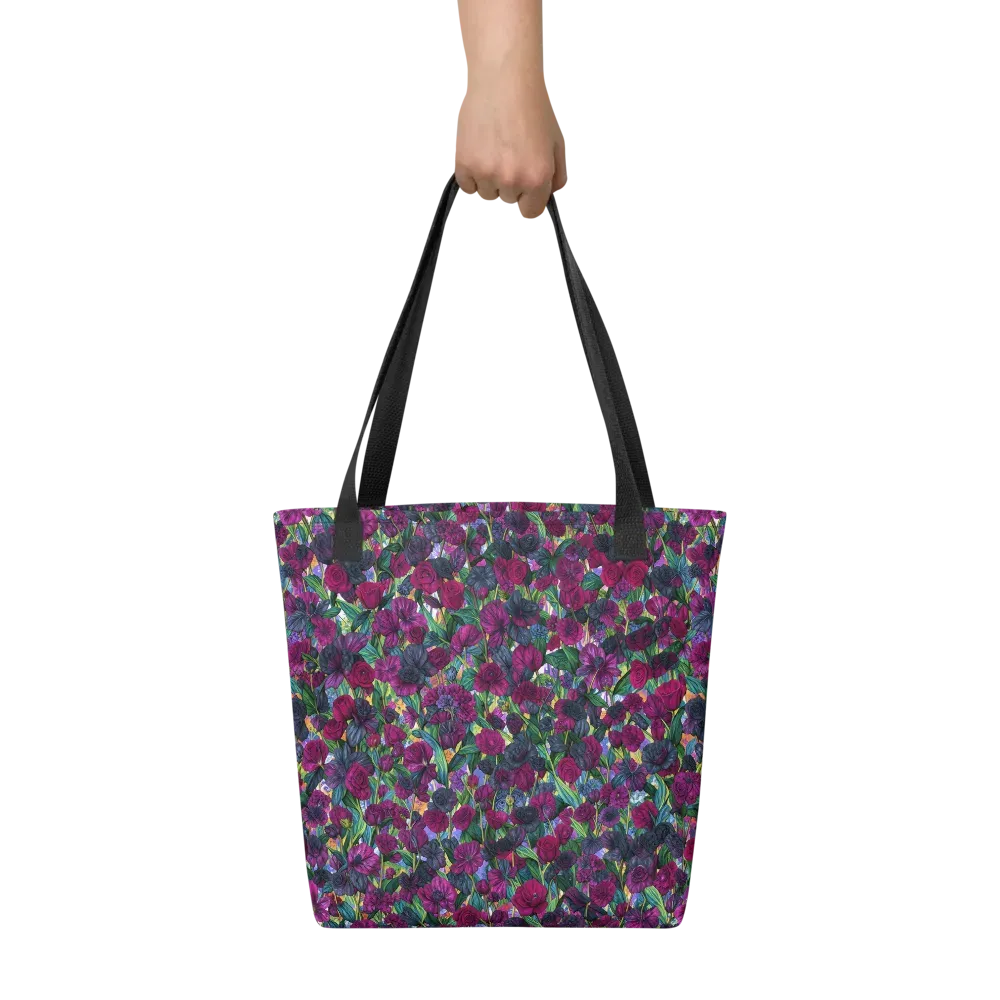 Midnight Floralia on Tote Bag — Front