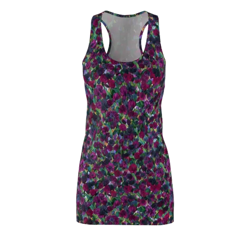 Midnight Floralia on a Racerback Dress