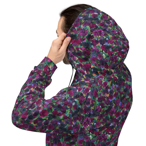 Midnight Floralia on a Hoodie