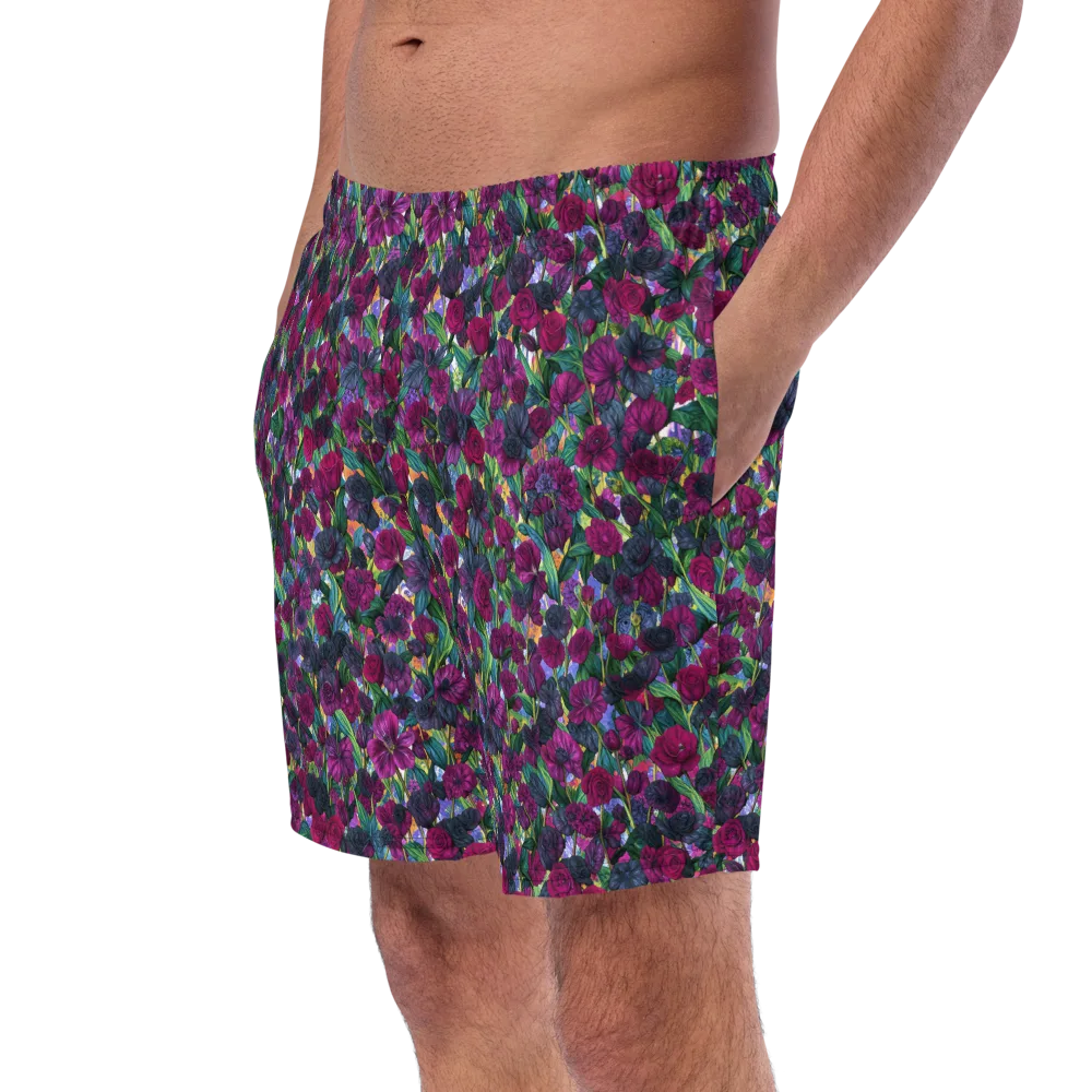 Midnight Floralia on Swim Trunks — Left Front