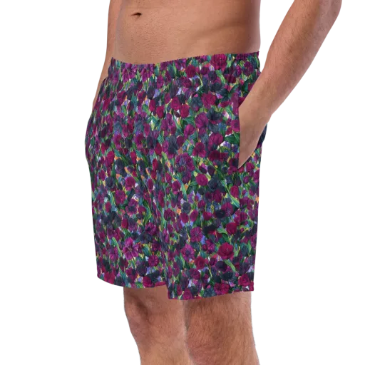 Midnight Floralia on a Swim Trunks