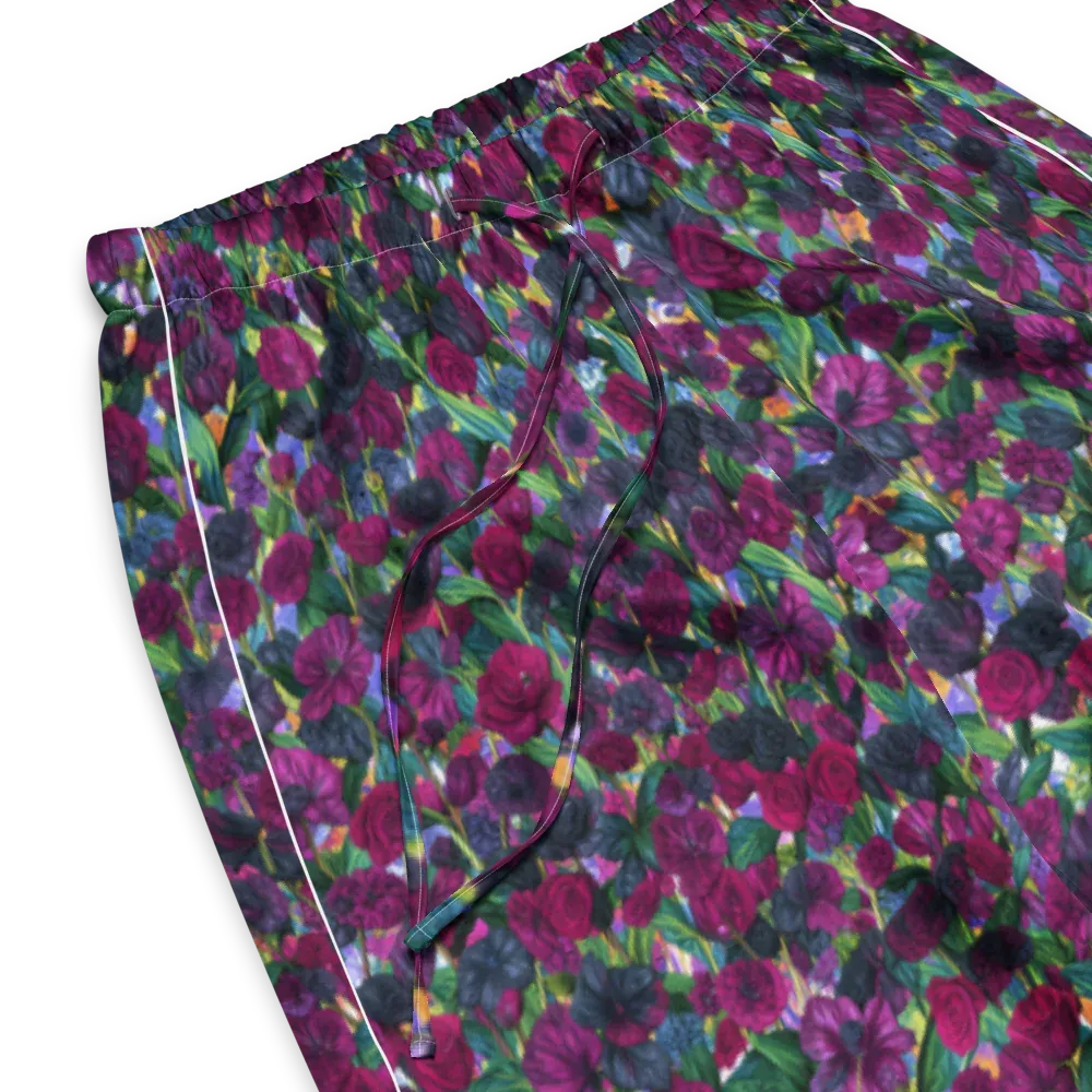 Midnight Floralia on Women's Pajama Pants — Product details
