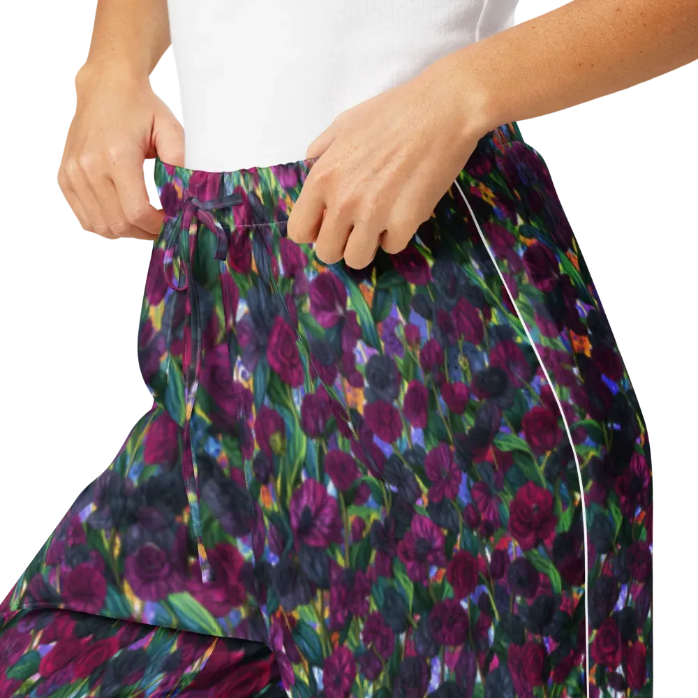 Midnight Floralia on Women's Pajama Pants — Product details