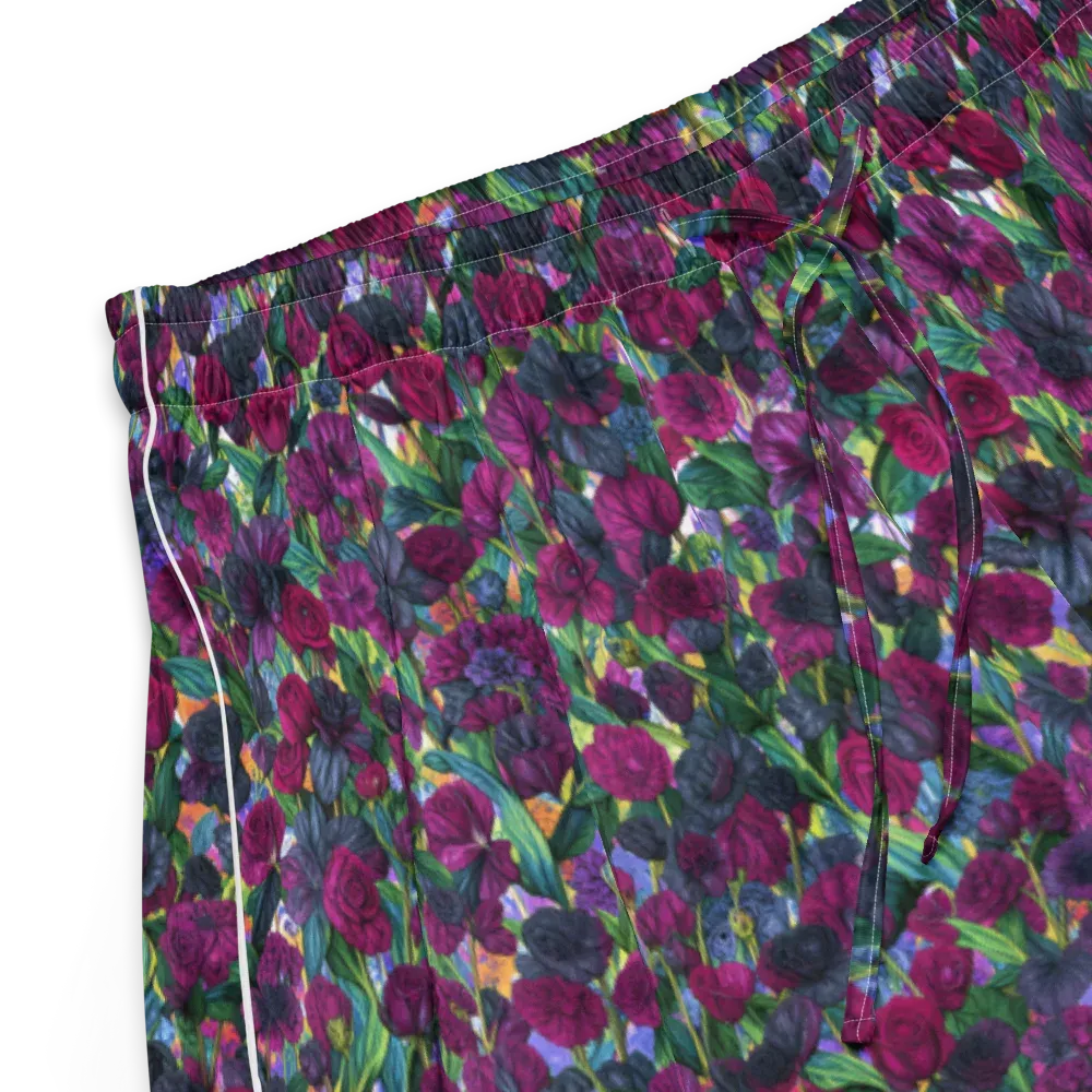Midnight Floralia on Women's Pajama Shorts — Product details