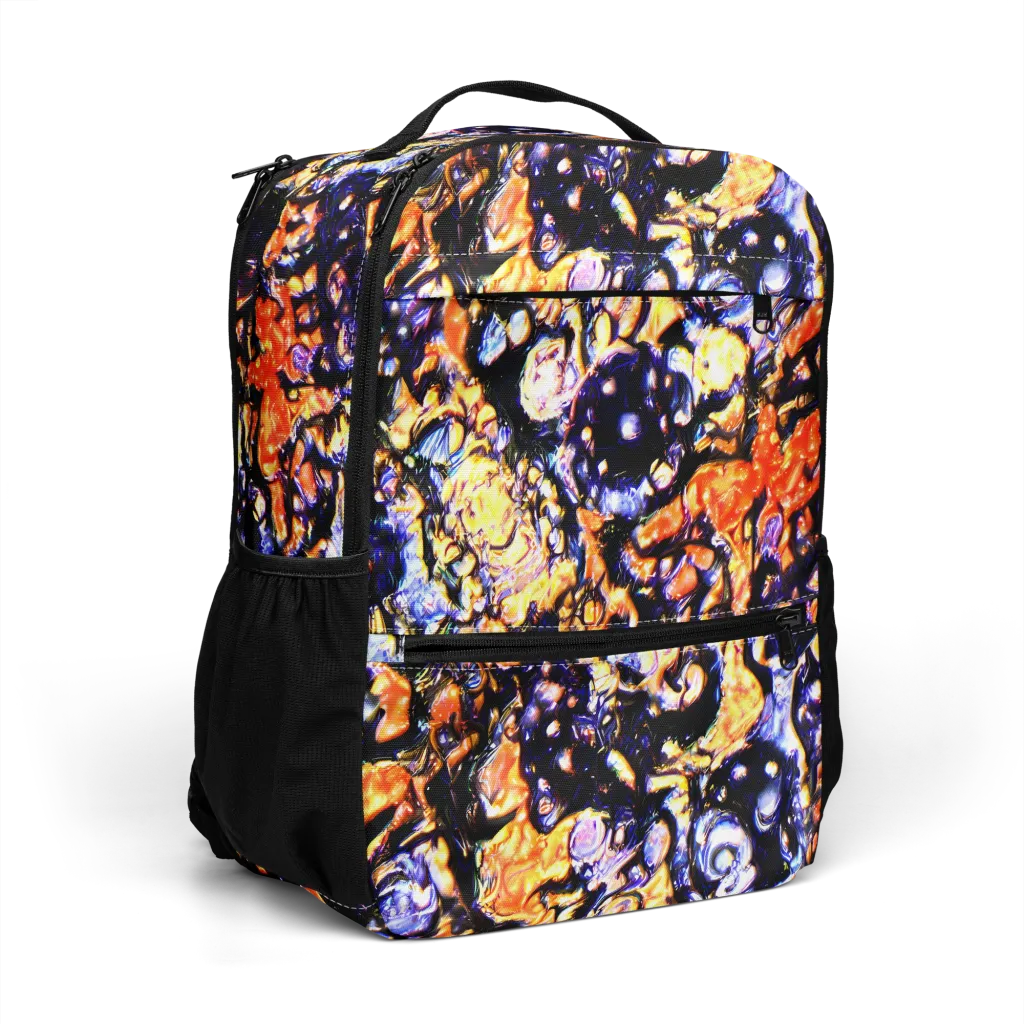 Inferno Bloom on Utility Backpack — Right Front