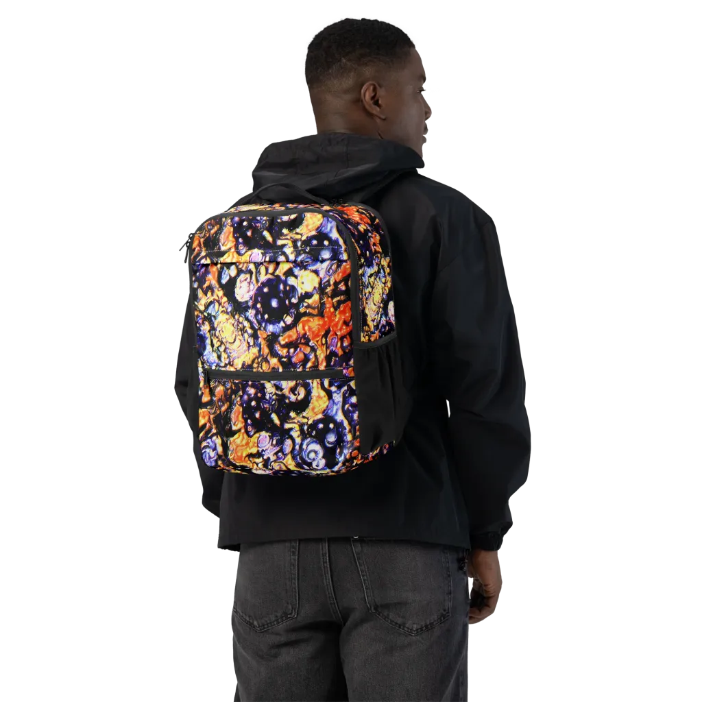 Inferno Bloom on Utility Backpack — Back