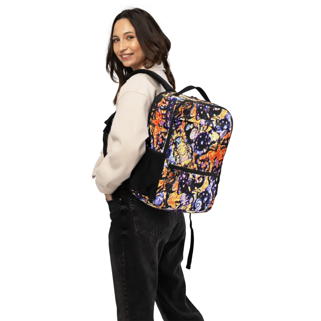 Inferno Bloom on Utility Backpack — Back