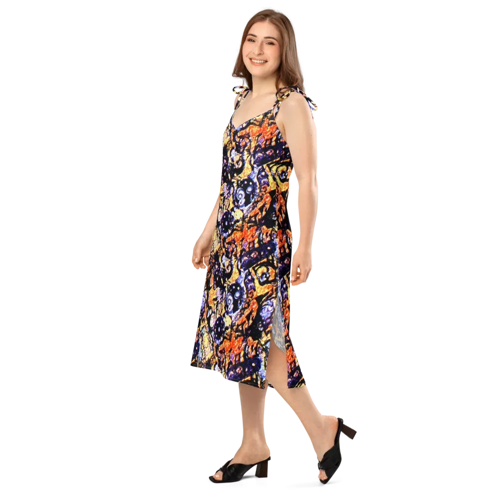 Inferno Bloom on Slip Dress — Left Front