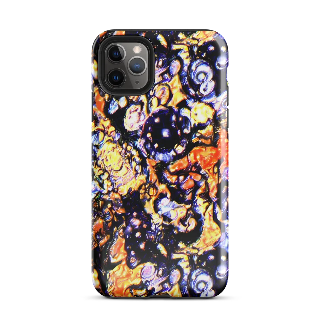 Inferno Bloom on Tough Case for iPhone® — Front