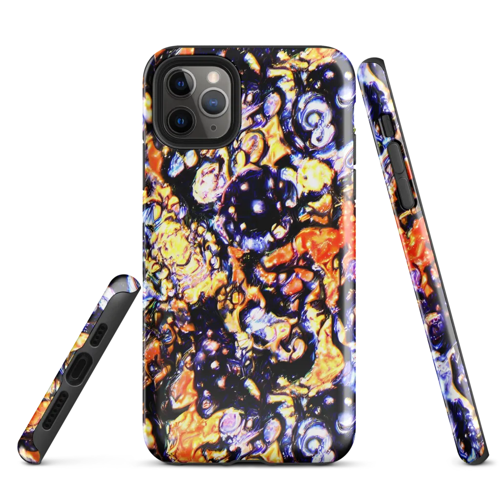 Inferno Bloom on Tough Case for iPhone® — Front