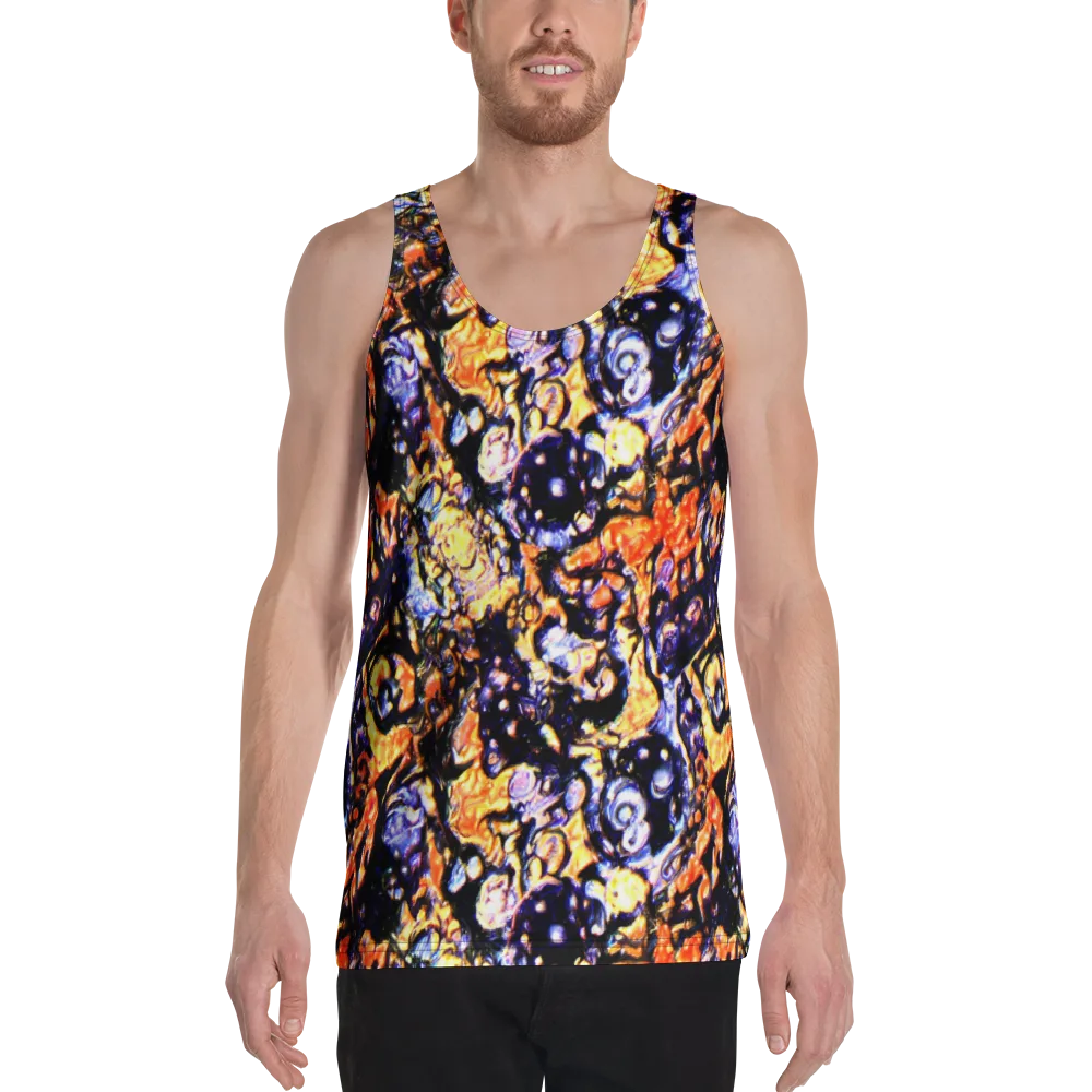 Inferno Bloom on Men's Tank Top — Front