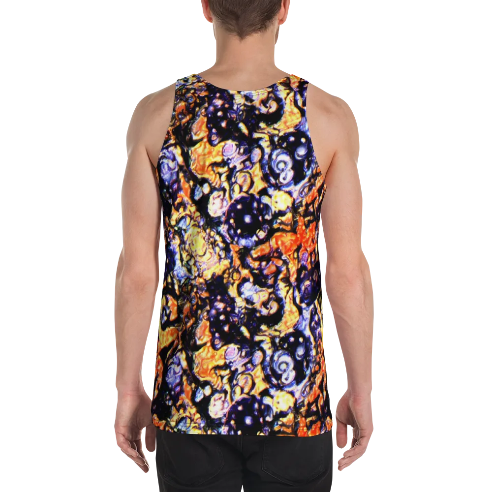 Inferno Bloom on Men's Tank Top — Back