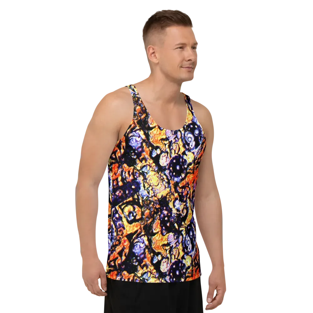 Inferno Bloom on Men's Tank Top — Right Front
