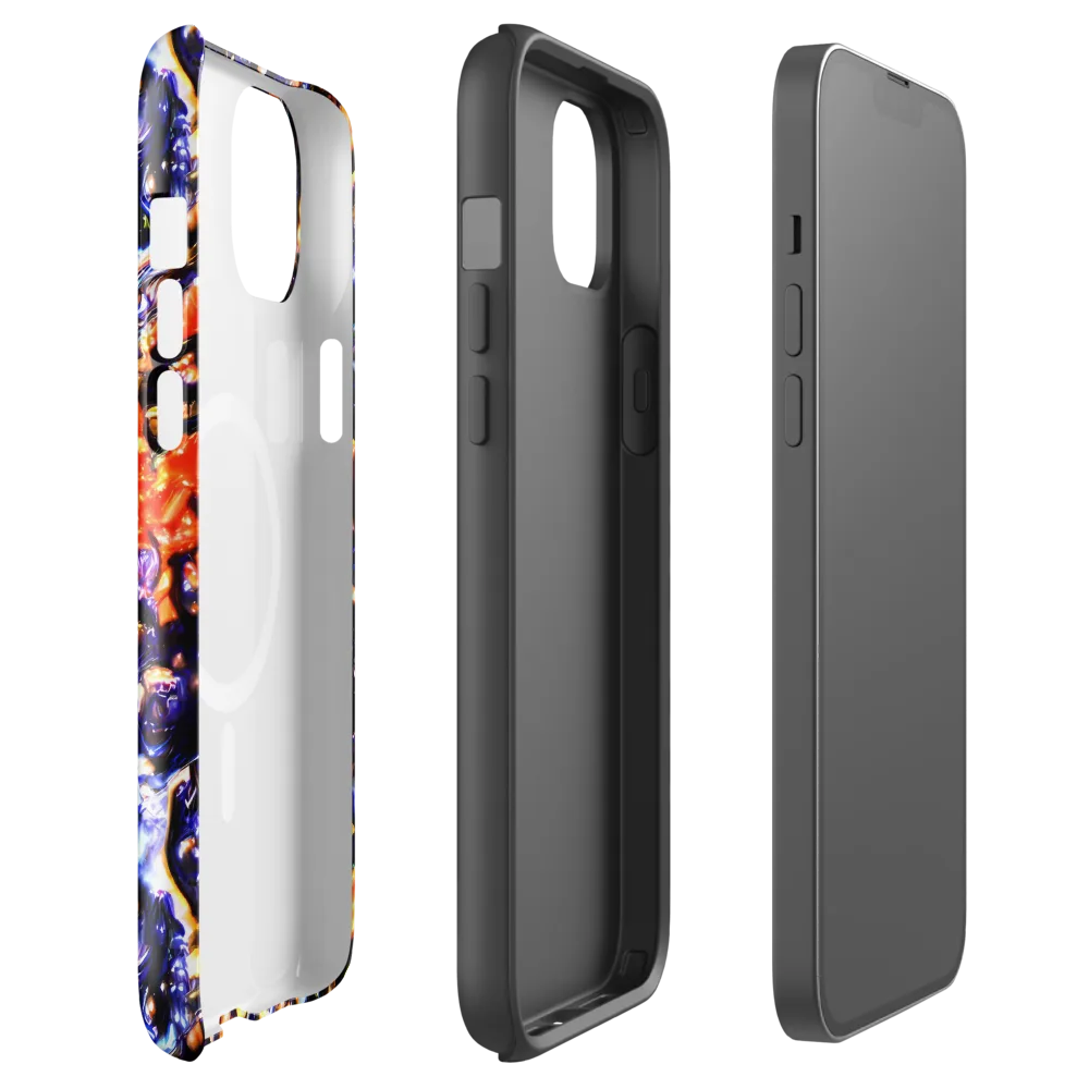 Inferno Bloom on MagSafe Tough Case for iPhone® — Front
