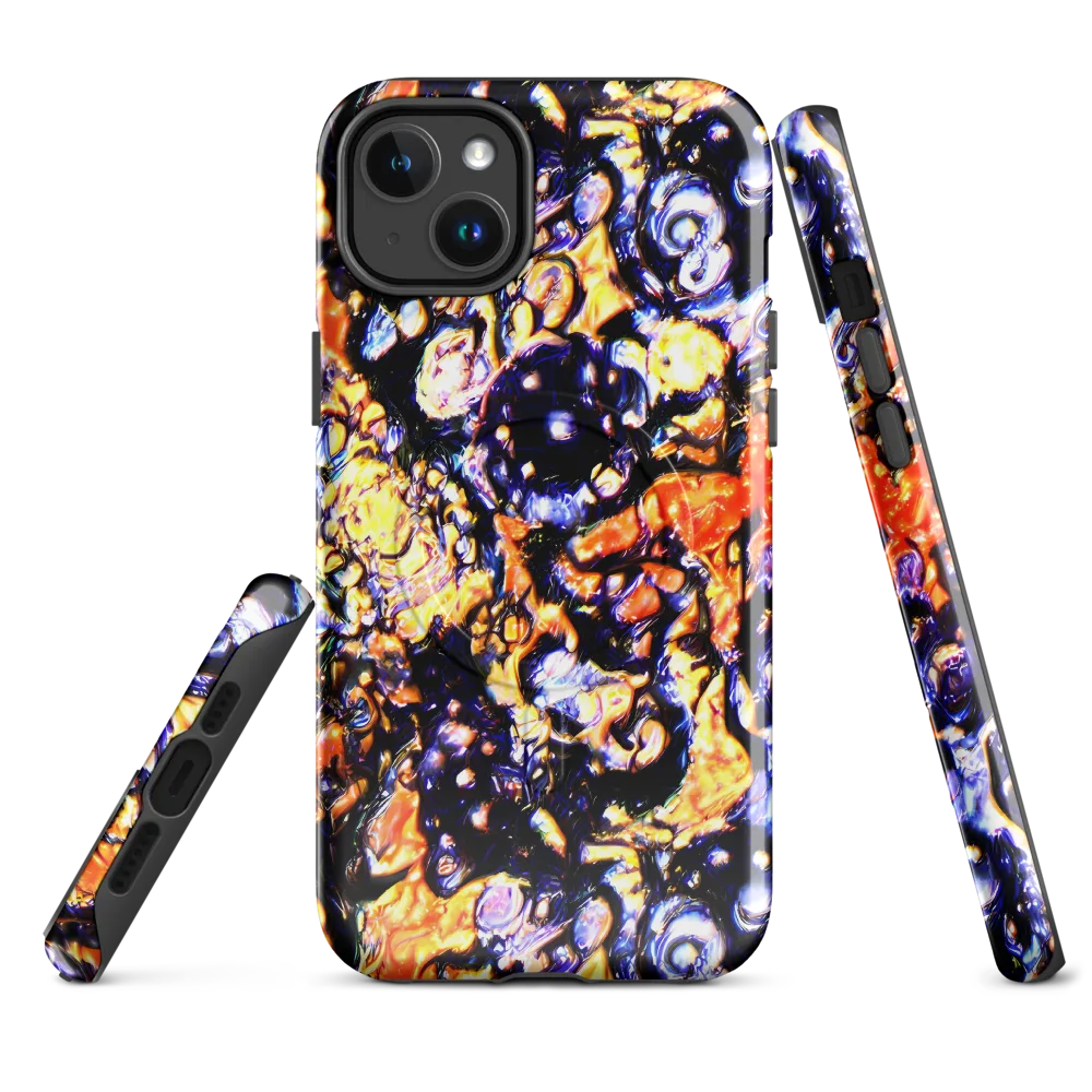 Inferno Bloom on MagSafe Tough Case for iPhone® — Front