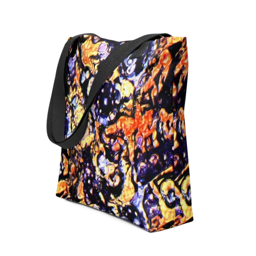 Inferno Bloom on a Tote Bag