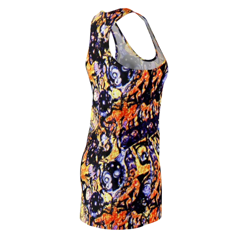 Inferno Bloom on Racerback Dress — Back Side