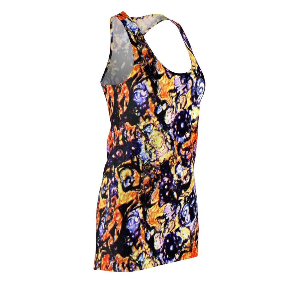Inferno Bloom on Racerback Dress — Front Side