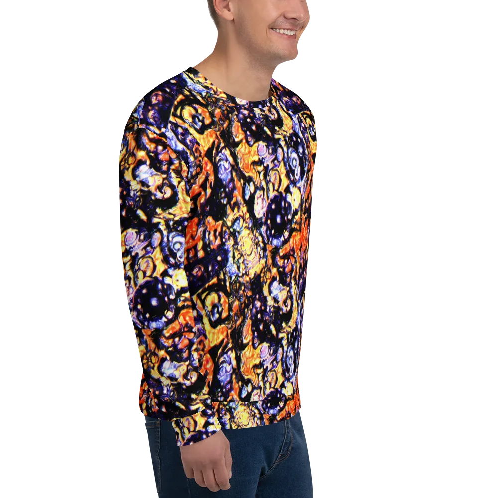 Inferno Bloom on Sweatshirt — Right Front