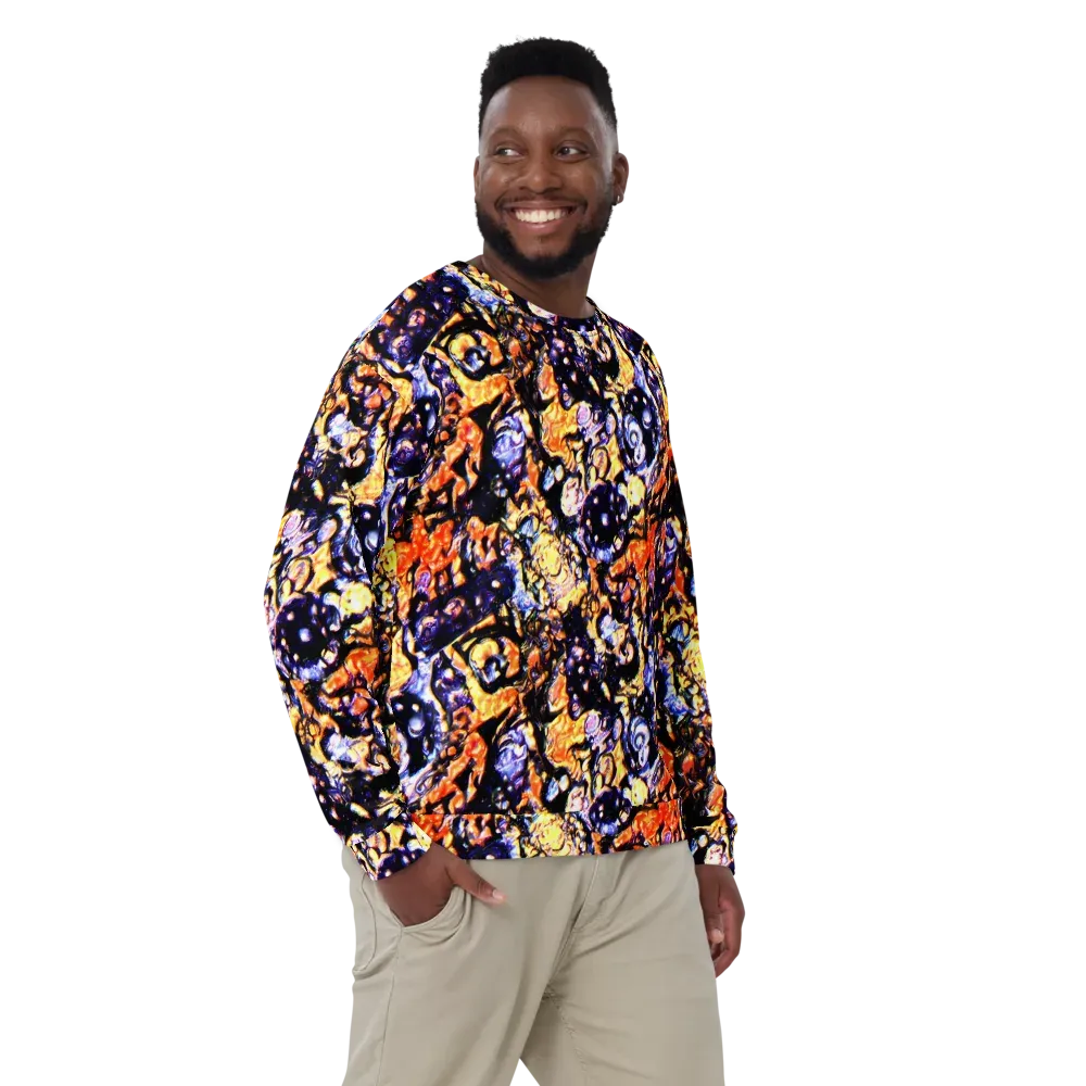 Inferno Bloom on Sweatshirt — Front