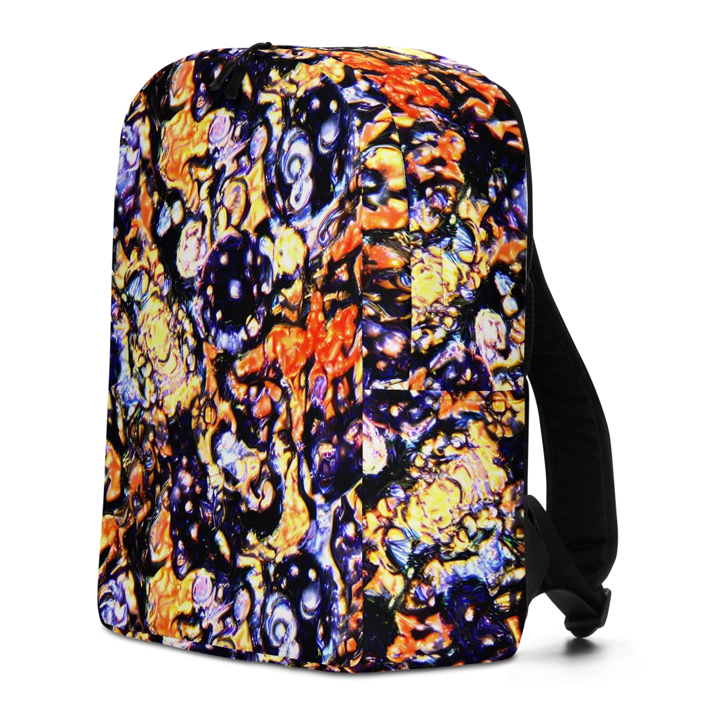 Inferno Bloom on Minimalist Backpack — Left