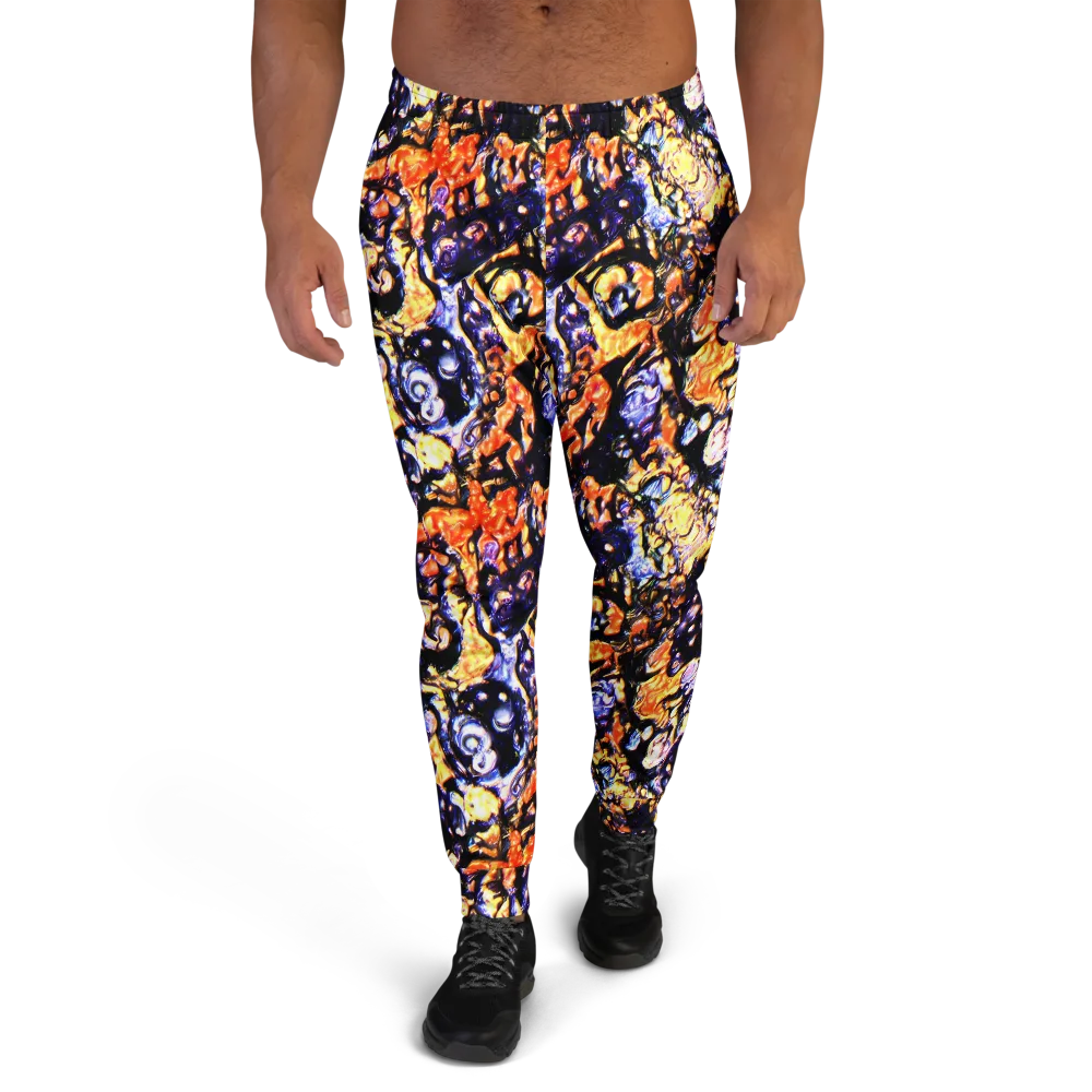 Inferno Bloom on Men's Joggers — Front