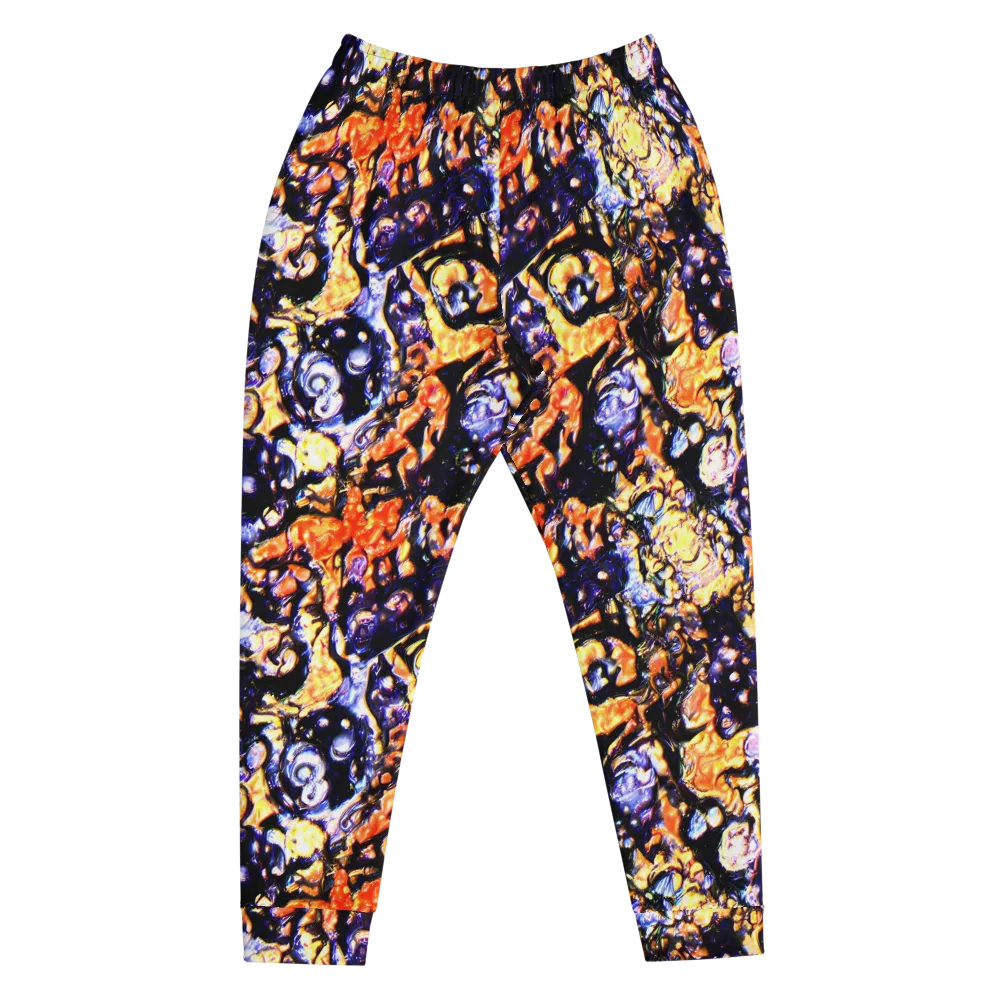 Inferno Bloom on Men's Joggers — Front
