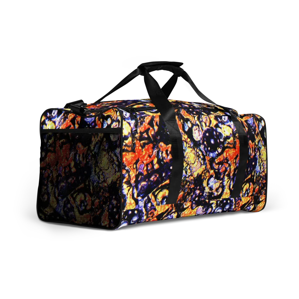 Inferno Bloom on Duffle Bag — Right Front