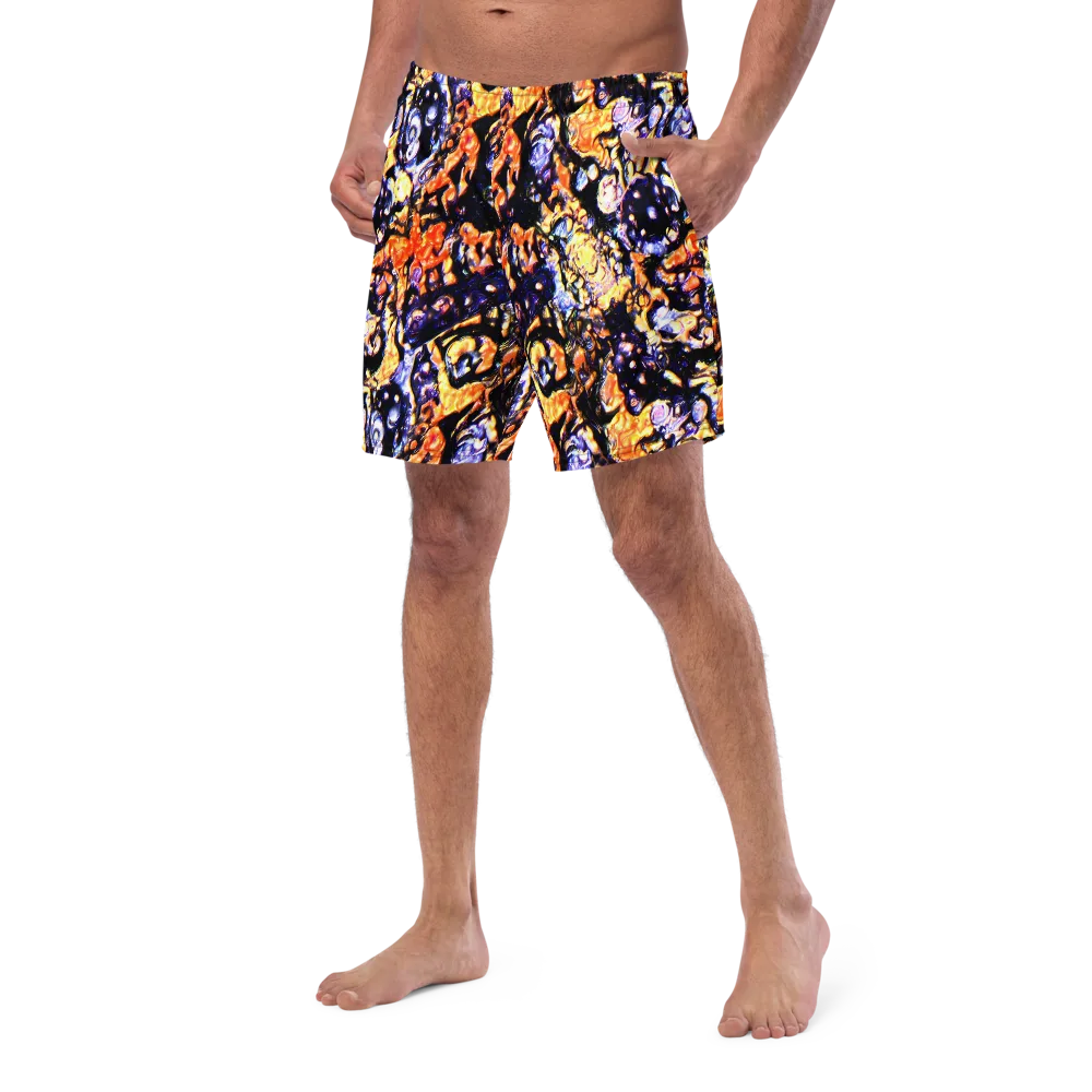 Inferno Bloom on Swim Trunks — Left Front